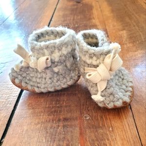 Wool Baby Booties